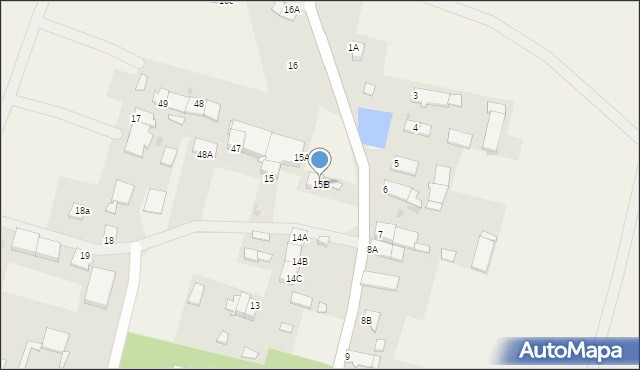 Ziemiełowice, Ziemiełowice, 15B, mapa Ziemiełowice