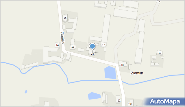 Ziemlin, Ziemlin, 16, mapa Ziemlin