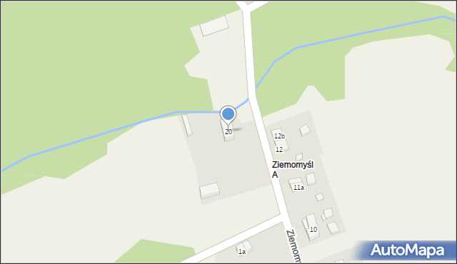 Ziemomyśl A, Ziemomyśl A, 20, mapa Ziemomyśl A