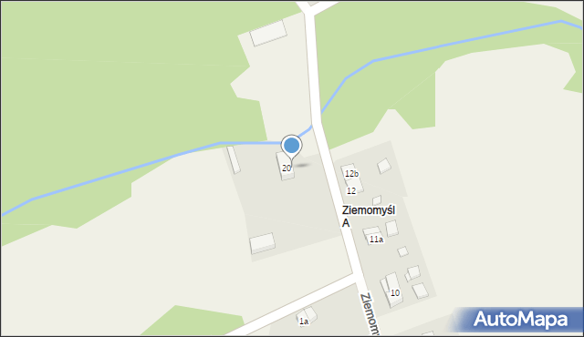 Ziemomyśl A, Ziemomyśl A, 20B, mapa Ziemomyśl A