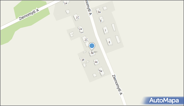 Ziemomyśl A, Ziemomyśl A, 3a, mapa Ziemomyśl A