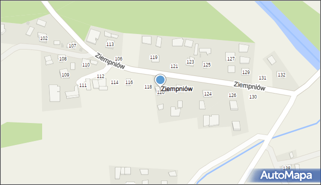 Ziempniów, Ziempniów, 120, mapa Ziempniów