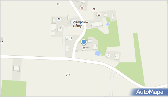 Ziempniów, Ziempniów, 23, mapa Ziempniów