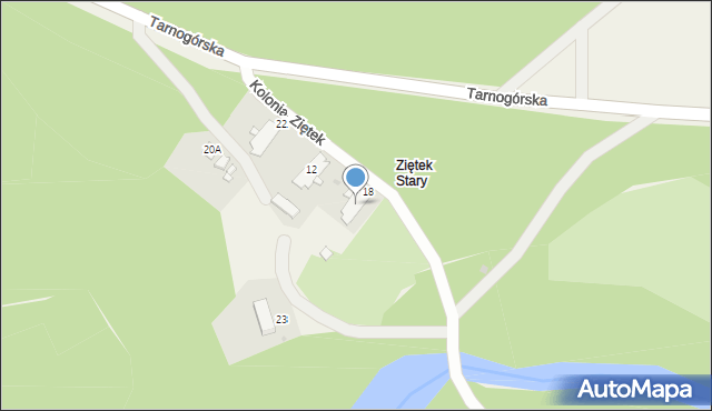 Ziętek, Ziętek, 3, mapa Ziętek