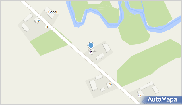 Ziewanice, Ziewanice, 47, mapa Ziewanice