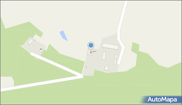 Zimna, Zimna, 42, mapa Zimna