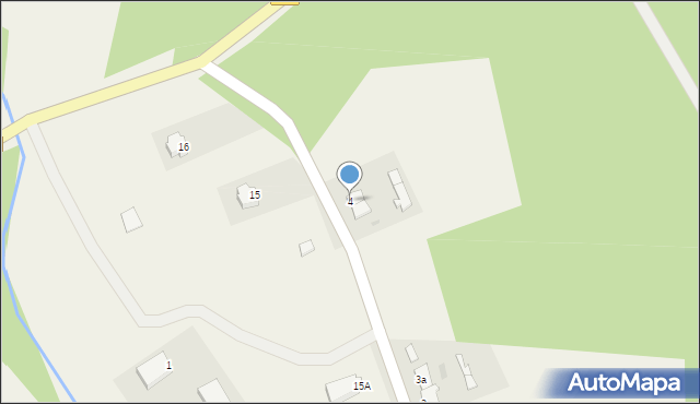 Zimna Woda, Zimna Woda, 4, mapa Zimna Woda