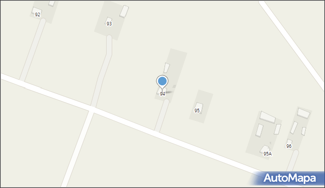 Zimna Woda, Zimna Woda, 94, mapa Zimna Woda