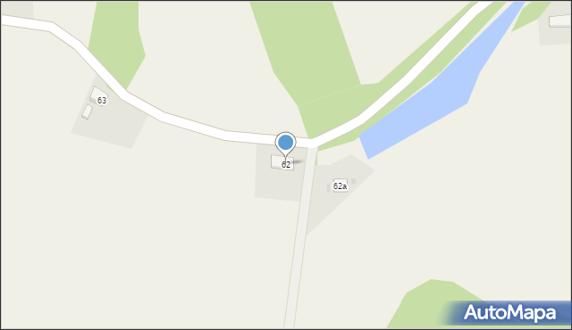 Zimna Woda, Zimna Woda, 62, mapa Zimna Woda