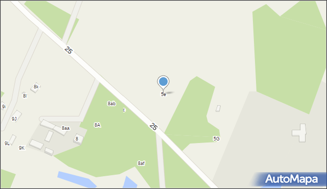 Zimne Wody, Zimne Wody, 5e, mapa Zimne Wody