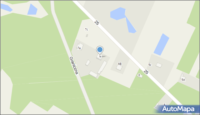 Zimne Wody, Zimne Wody, 7, mapa Zimne Wody