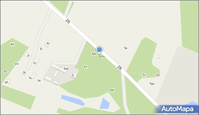 Zimne Wody, Zimne Wody, 8ac, mapa Zimne Wody