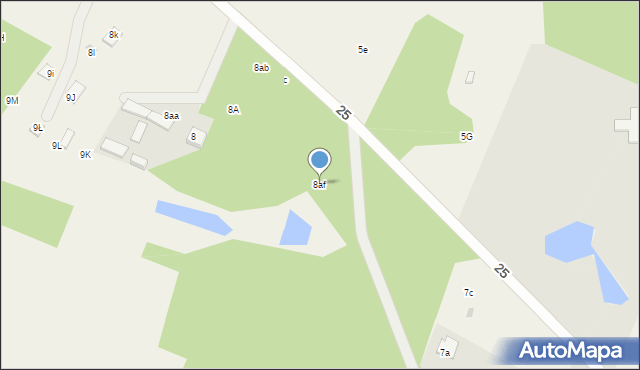 Zimne Wody, Zimne Wody, 8af, mapa Zimne Wody