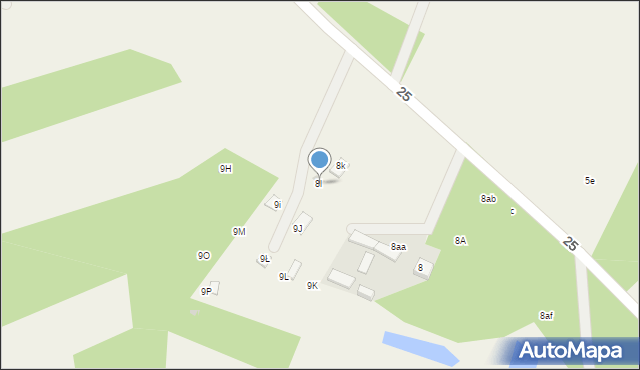 Zimne Wody, Zimne Wody, 8l, mapa Zimne Wody