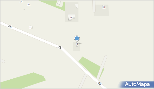 Zimne Wody, Zimne Wody, 9, mapa Zimne Wody