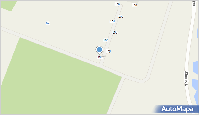 Zimnica, Zimnica, 15h, mapa Zimnica