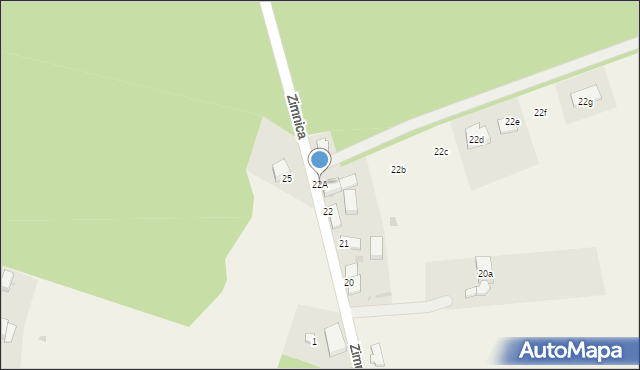 Zimnica, Zimnica, 22A, mapa Zimnica
