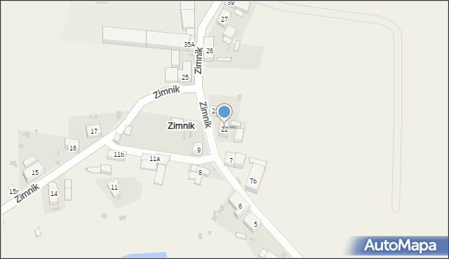 Zimnik, Zimnik, 22, mapa Zimnik