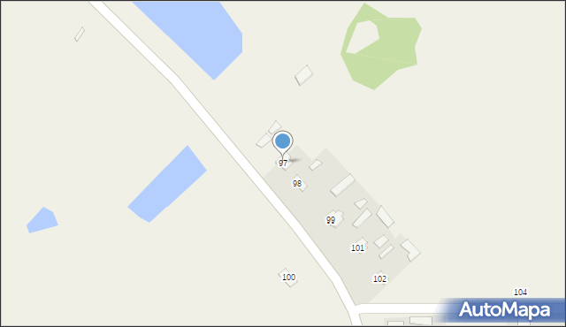 Zimno, Zimno, 97, mapa Zimno