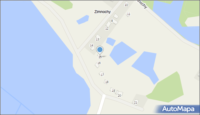 Zimnochy, Zimnochy, 15, mapa Zimnochy