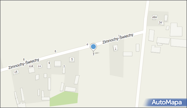 Zimnochy-Świechy, Zimnochy-Świechy, 3, mapa Zimnochy-Świechy