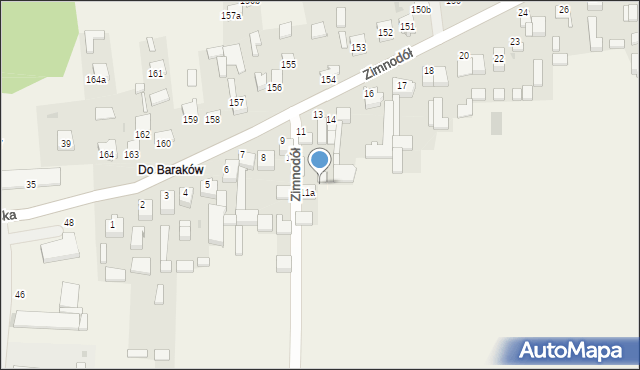 Zimnodół, Zimnodół, 12, mapa Zimnodół