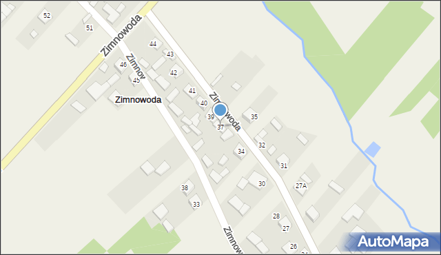 Zimnowoda, Zimnowoda, 37, mapa Zimnowoda