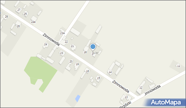 Zimnowoda, Zimnowoda, 17, mapa Zimnowoda