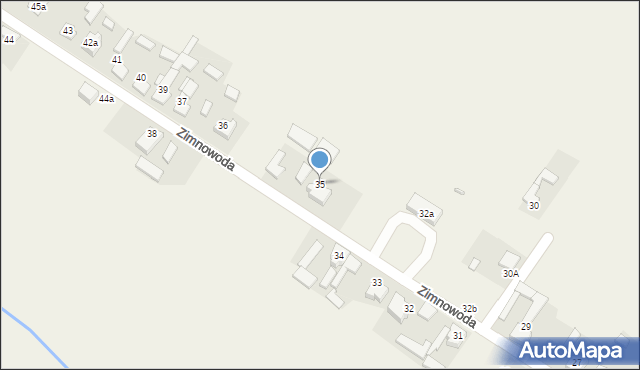 Zimnowoda, Zimnowoda, 35, mapa Zimnowoda