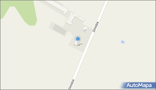 Zimolza, Zimolza, 11a, mapa Zimolza