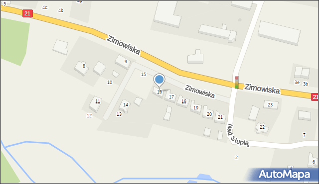 Zimowiska, Zimowiska, 16, mapa Zimowiska