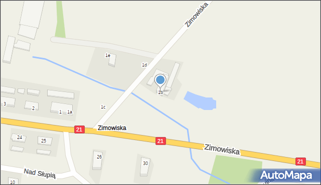 Zimowiska, Zimowiska, 1b, mapa Zimowiska