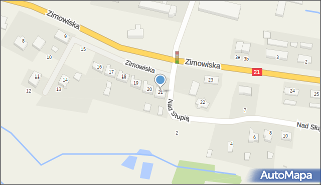 Zimowiska, Zimowiska, 21, mapa Zimowiska
