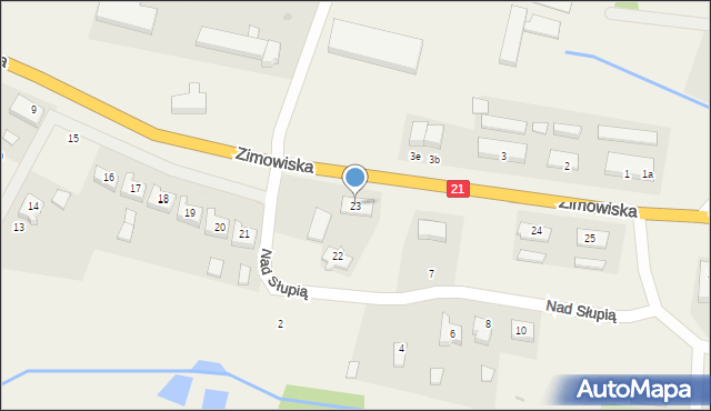 Zimowiska, Zimowiska, 23, mapa Zimowiska