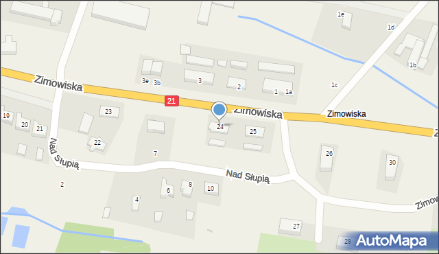 Zimowiska, Zimowiska, 24, mapa Zimowiska