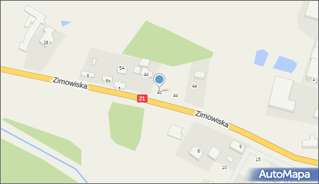 Zimowiska, Zimowiska, 4c, mapa Zimowiska