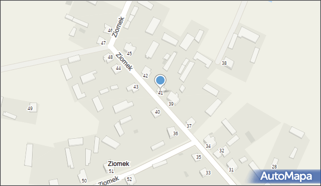 Ziomek, Ziomek, 41, mapa Ziomek