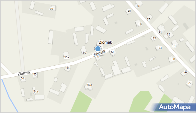 Ziomek, Ziomek, 53, mapa Ziomek