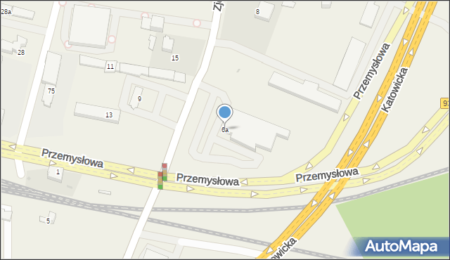 Pawłowice, Zjednoczenia, 6a, mapa Pawłowice