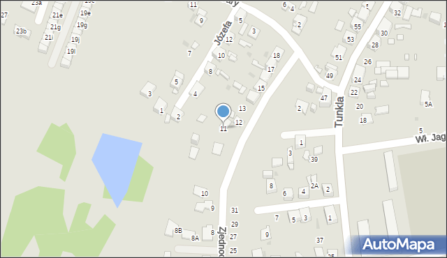 Ruda Śląska, Zjednoczenia, 11, mapa Rudy Śląskiej