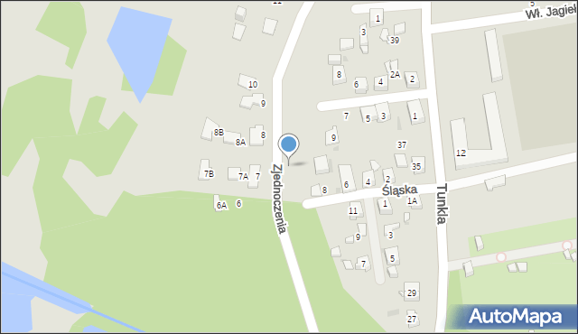 Ruda Śląska, Zjednoczenia, 24, mapa Rudy Śląskiej