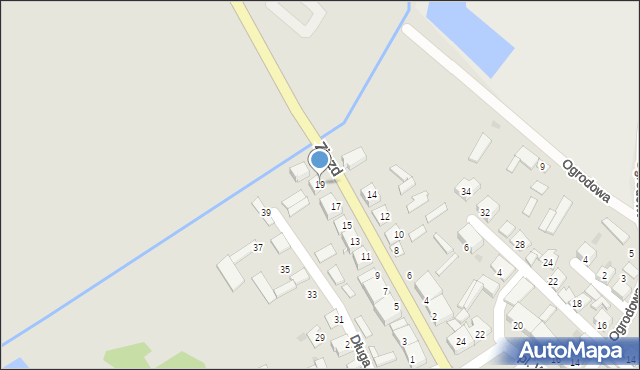 Stawiski, Zjazd, 19, mapa Stawiski