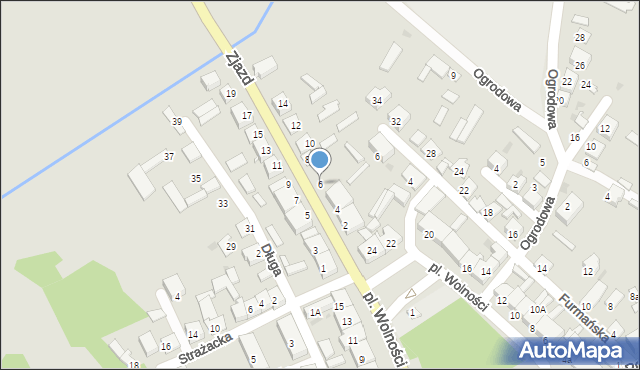 Stawiski, Zjazd, 6, mapa Stawiski