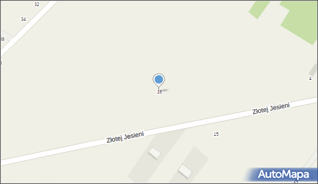 Czarnówka, Złotej Jesieni, 16, mapa Czarnówka