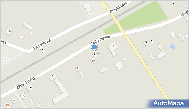 Czyżew, Złote Jabłko, 4, mapa Czyżew