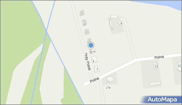 Głuchów, Złoty Potok, 6, mapa Głuchów