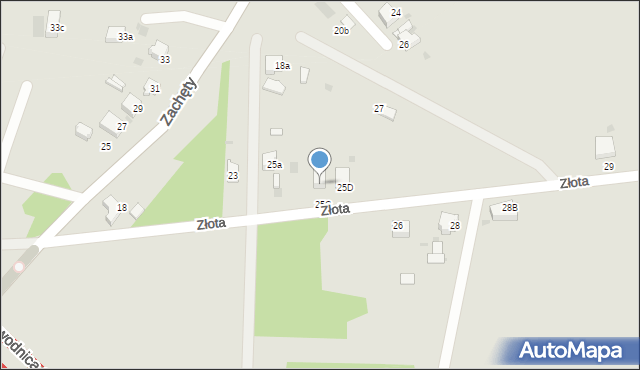 Imielin, Złota, 19, mapa Imielin