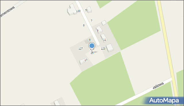 Jamielnik, Złota, 15, mapa Jamielnik