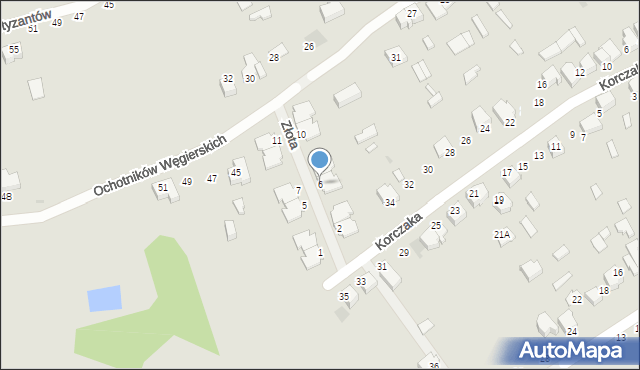 Janów Lubelski, Złota, 6, mapa Janów Lubelski