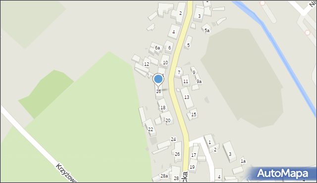 Kamieniec Ząbkowicki, Złotostocka, 16, mapa Kamieniec Ząbkowicki